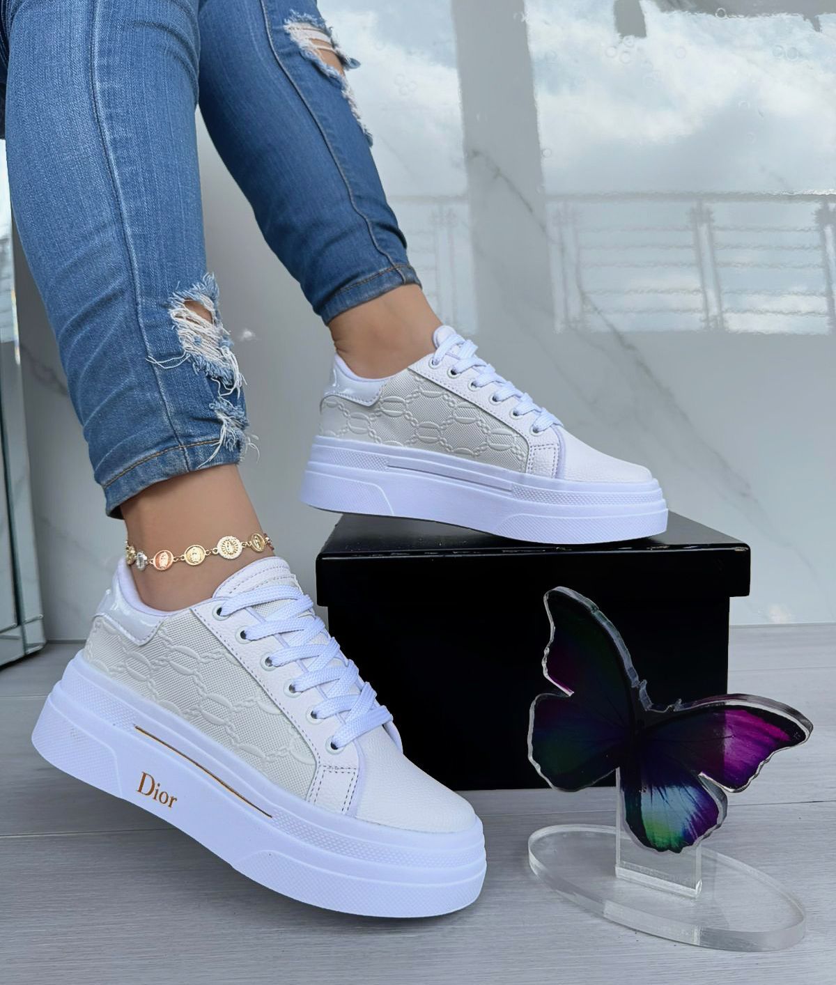 Tenis Suela Alta DR Dama Hermosos